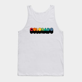 Colorado in a retro colorful design Tank Top